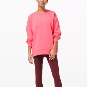LF emma and sam pink oversized sweatshirt